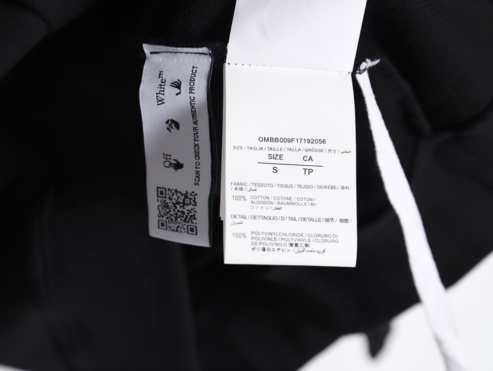 OFF-WHITE graffiti zebra print hoodie