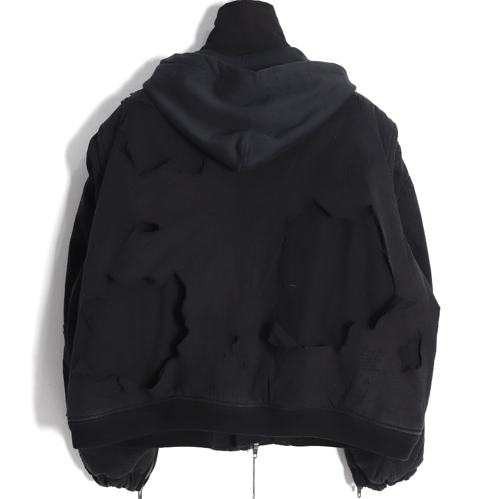 Ba*len*cia*ga 22fw paris heavy industry destroys cotton clothes