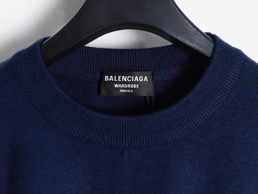 Ba*len*cia*ga 23fw embroidered cola knit sweater