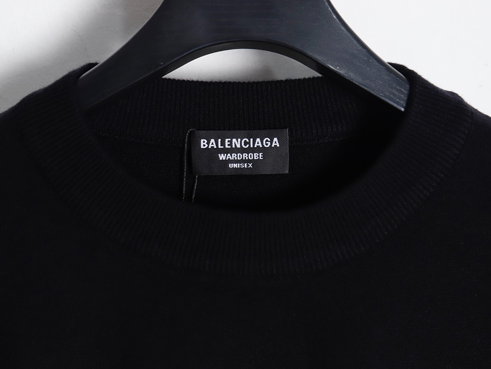 Ba*len*cia*ga 23fw embroidered cola knit sweater