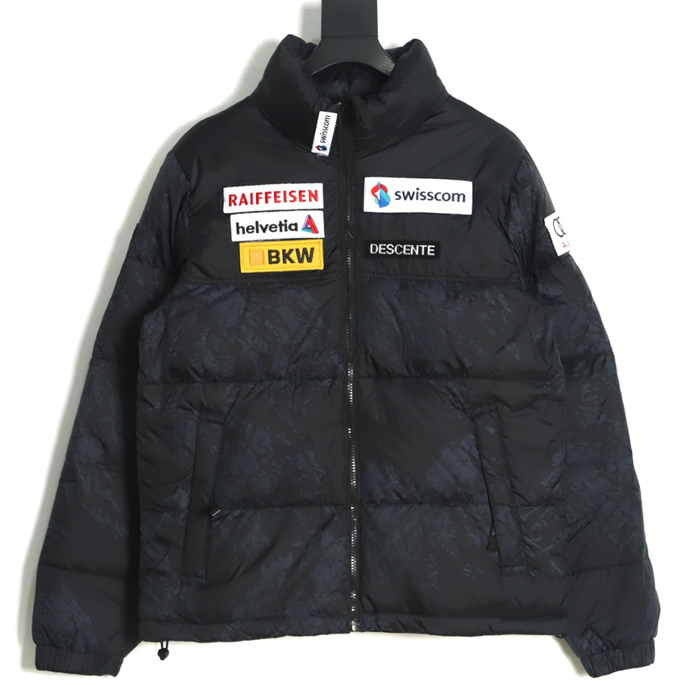 Descente 22Fw Audi multi-label down jacket