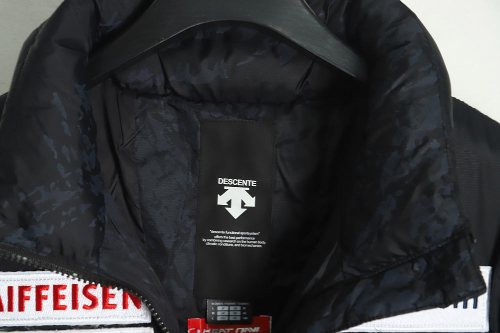 Descente 22Fw Audi multi-label down jacket