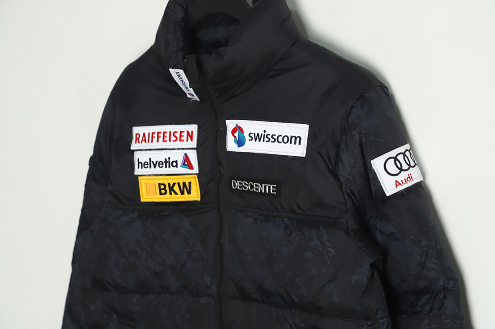 Descente 22Fw Audi multi-label down jacket
