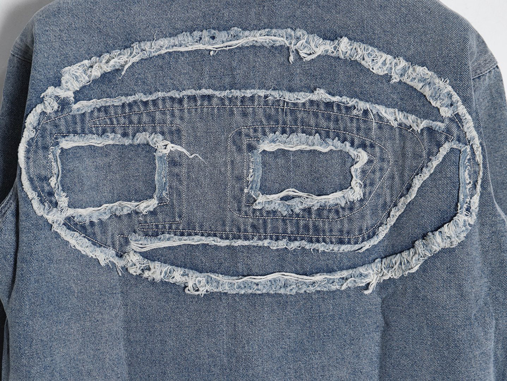 Diesel new autumn patchwork denim shirt