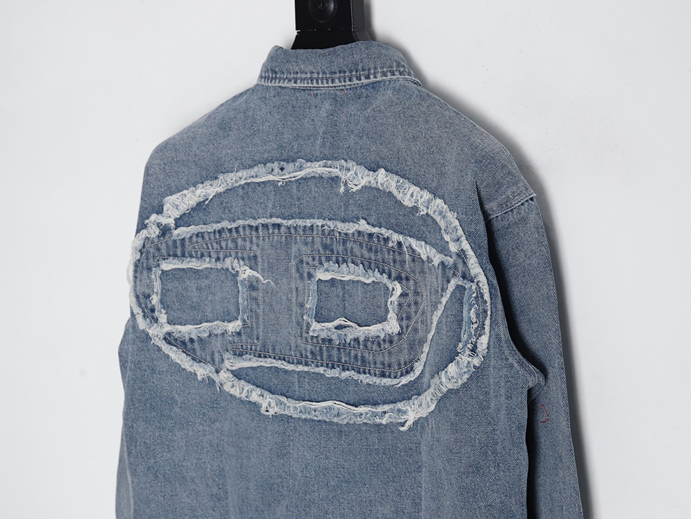 Diesel new autumn patchwork denim shirt
