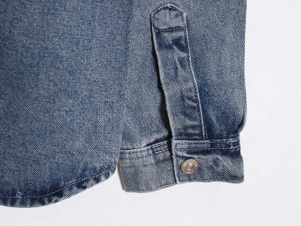 Diesel new autumn patchwork denim shirt