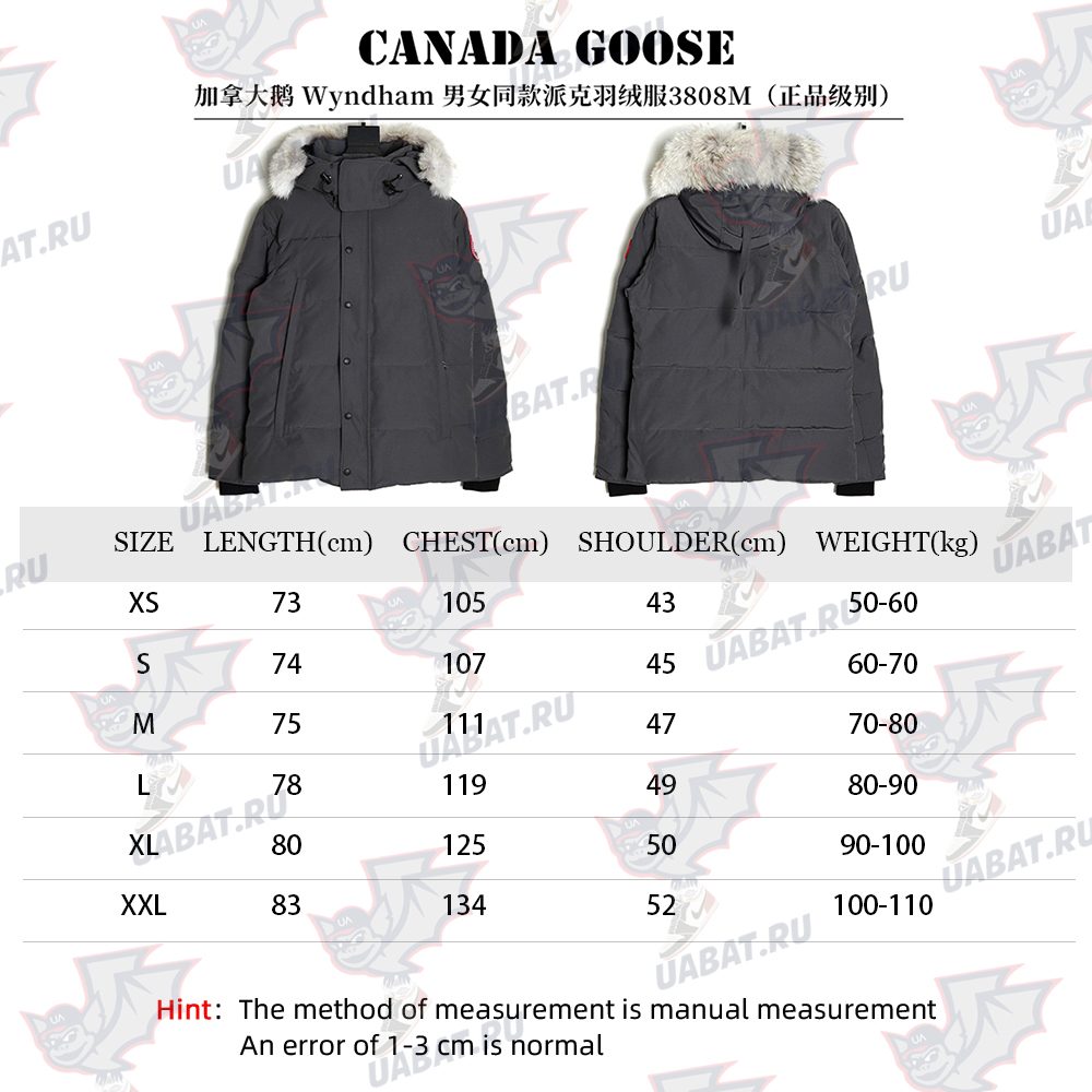Can*a Go*e wyndham unisex parker down jacket