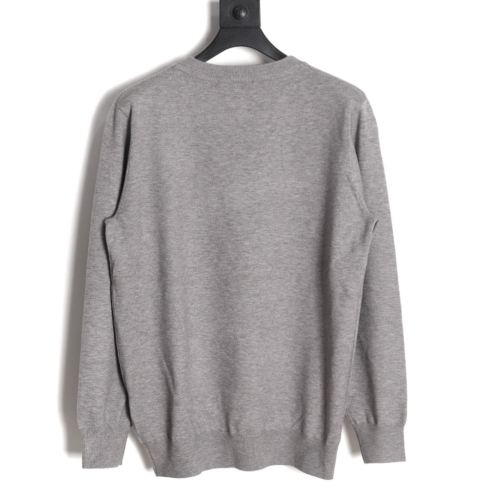 G*u*i 23fw double g embroidered small logo knitted sweater