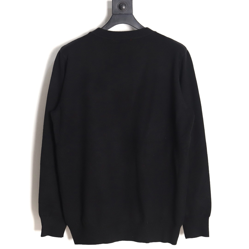 G*u*i 23fw double g embroidered small logo knitted sweater