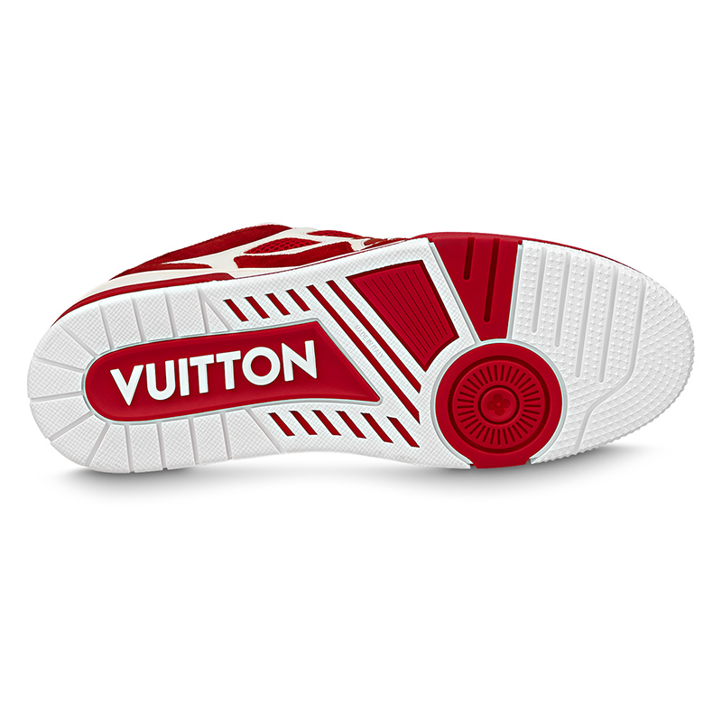 l0*is V*t0n lv skate sneaker red white