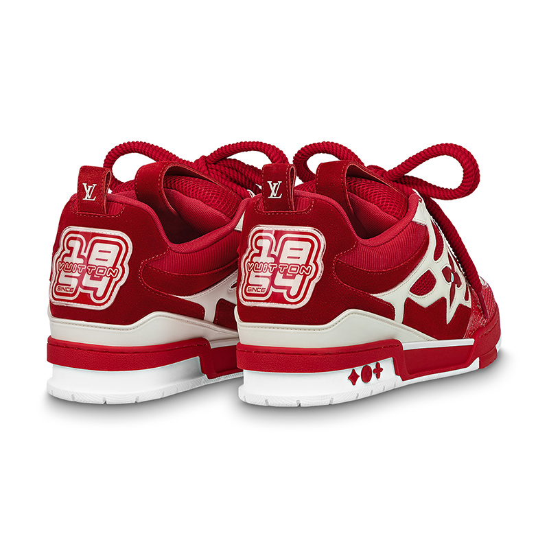 l0*is V*t0n lv skate sneaker red white