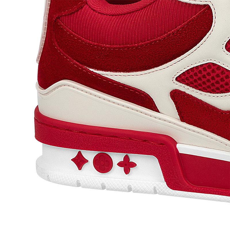 l0*is V*t0n lv skate sneaker red white