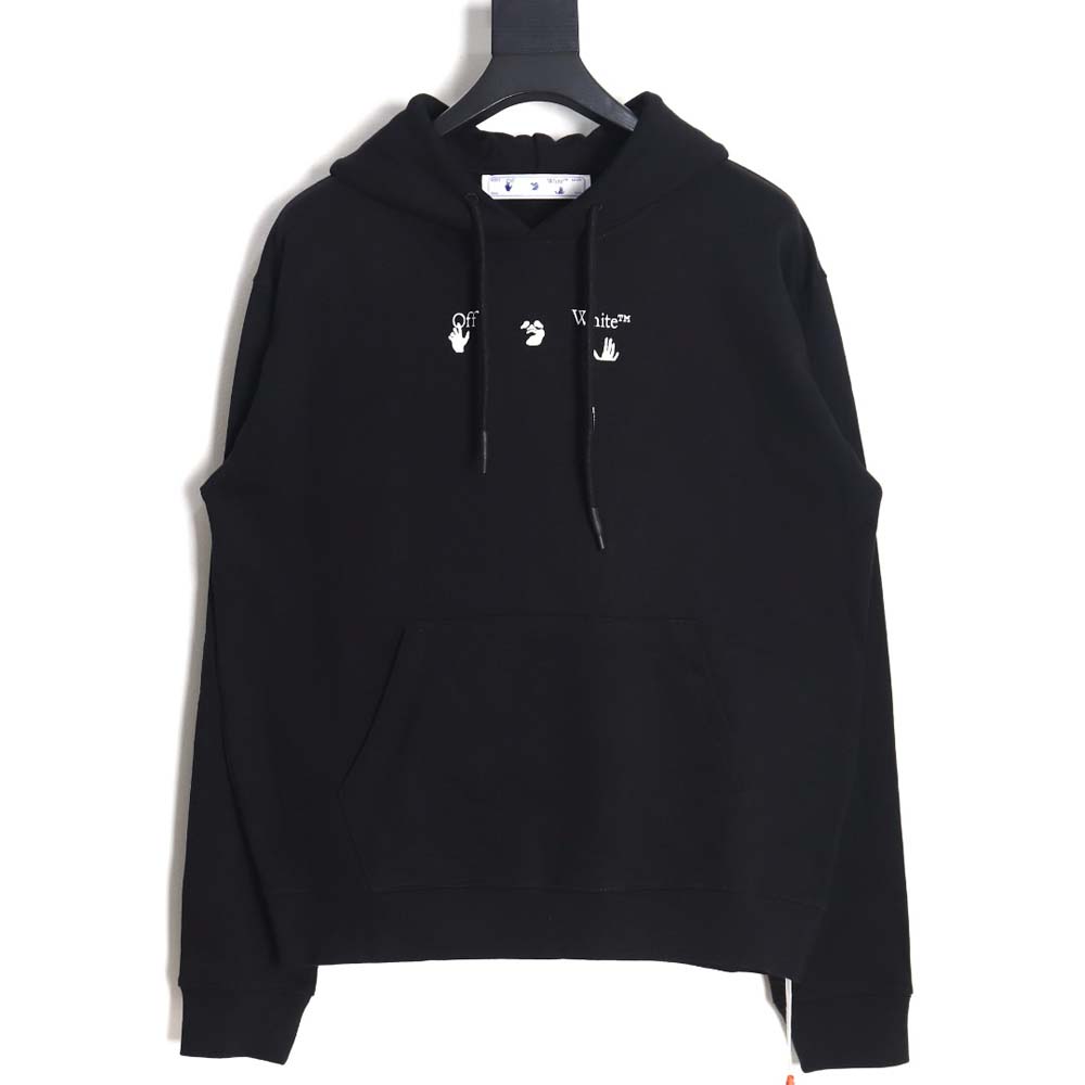 OWOFF WHITE\OFF-WHITE OW red and gray melted arrow hoodie