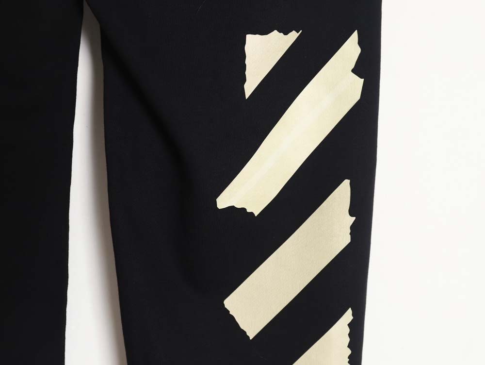 OWOFF WHITE\OFF-WHITE OW yellow tape trousers