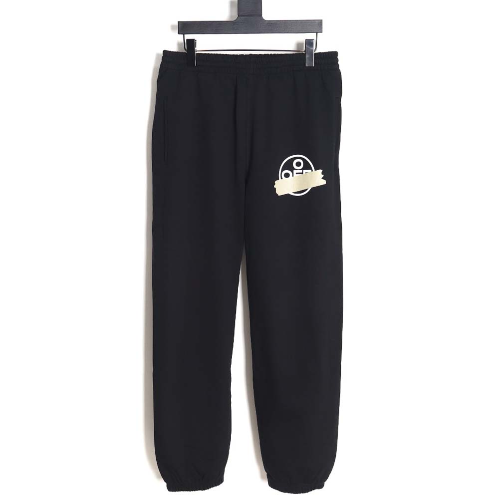 OWOFF WHITE\OFF-WHITE OW yellow tape trousers