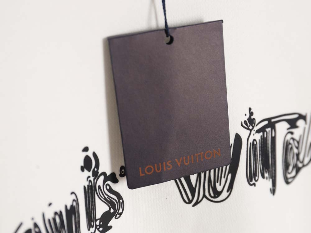 l0*is V*t0n lv l0*is V*t0n\l0*is V*t0n lv l0*is V*t0n 23fw graffiti print crew neck sweatshirt