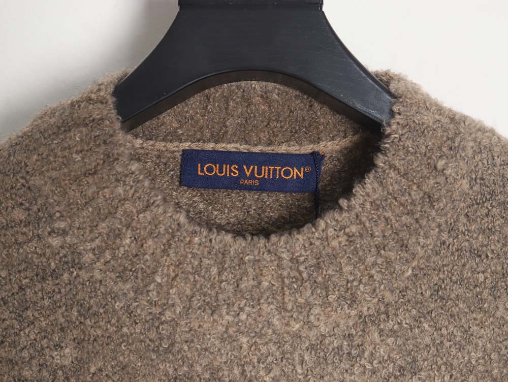l0*is V*t0n lv l0*is V*t0n\l0*is V*t0n lv l0*is V*t0n 23fw mirrored logo intarsia sweater