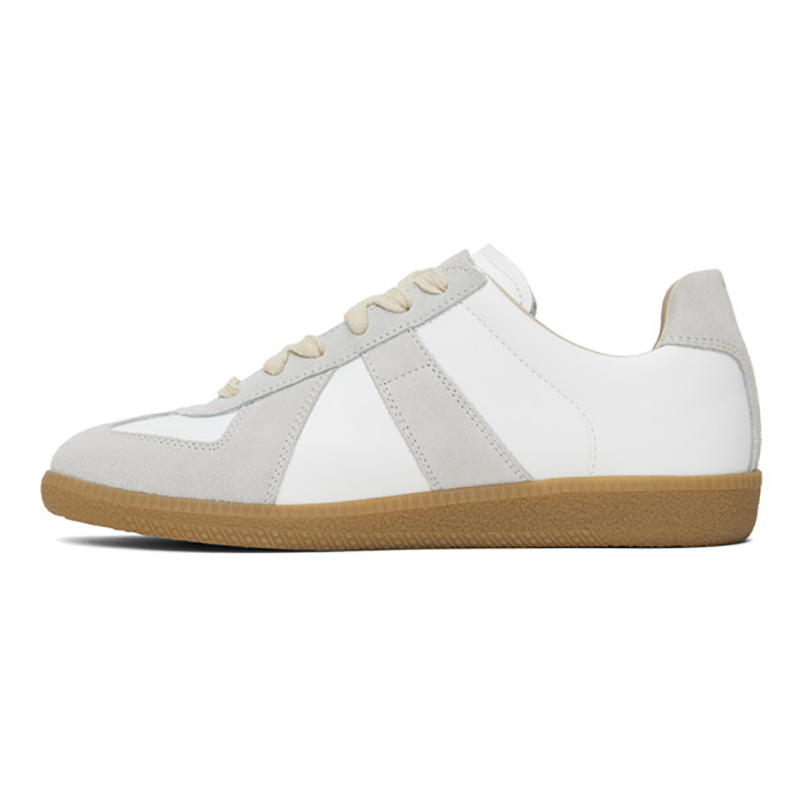 ma*s*n Ma*i*la white & gray replica sneakers