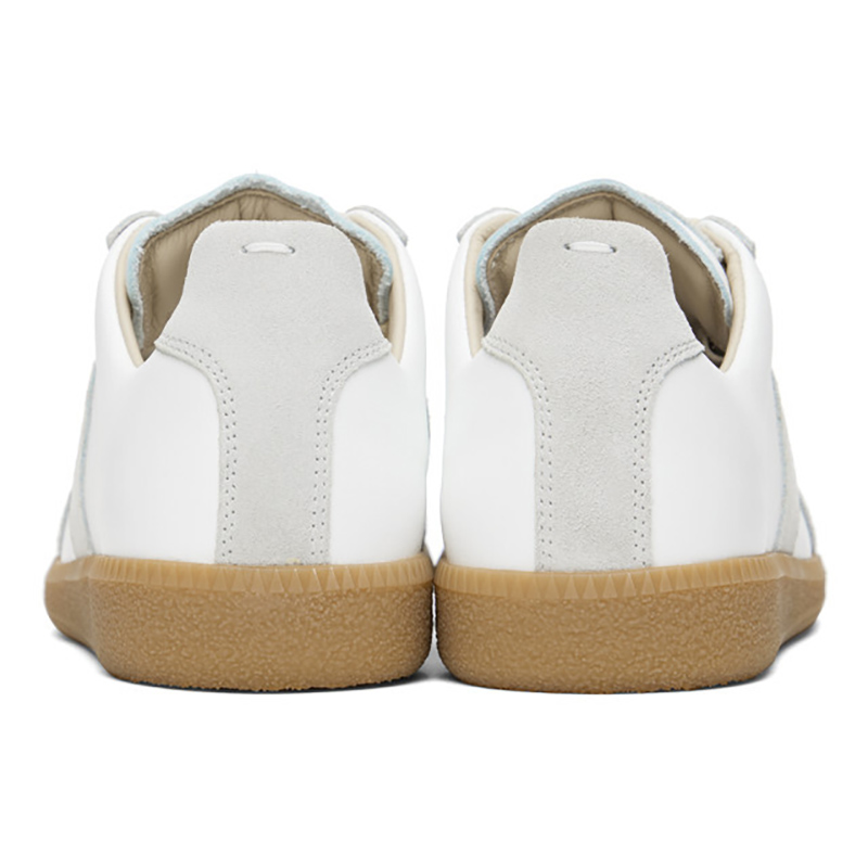 ma*s*n Ma*i*la white & gray replica sneakers