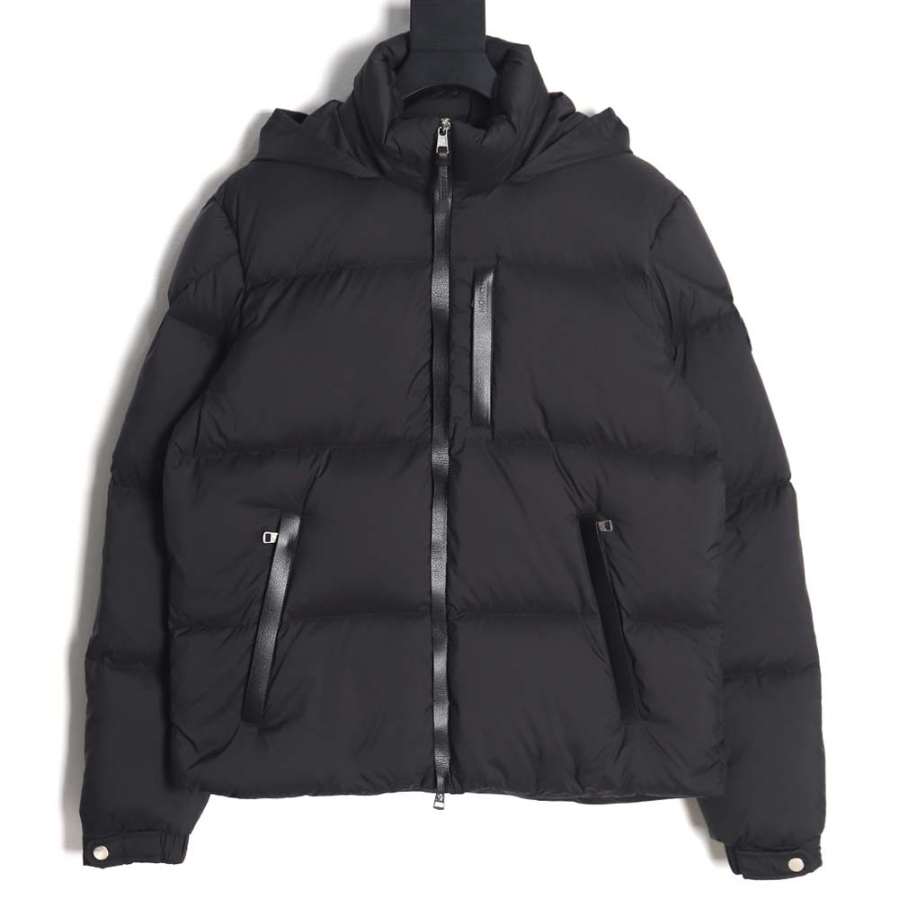 MONCLER Mouth Mouth\Moncler Mouth Mouth 23FW BESBRE Leather Zipper Short Down_CM_1