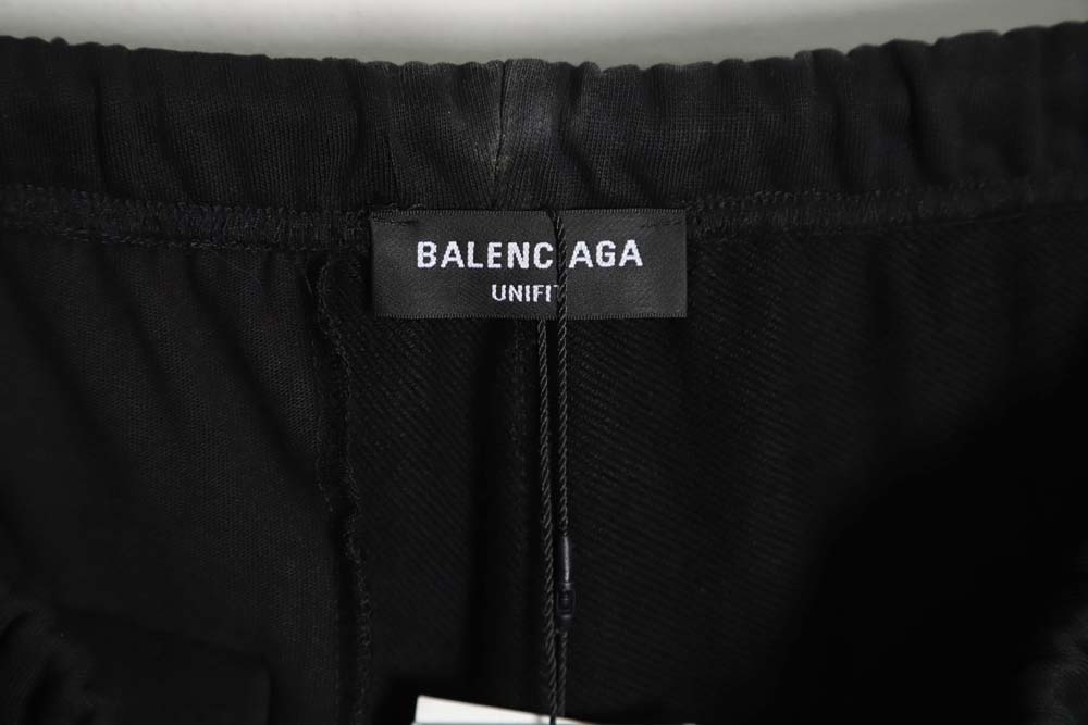 Ba*len*cia*ga Ba*len*cia*ga\Ba*len*cia*ga 22fw sport b basic letter line embroidered trousers