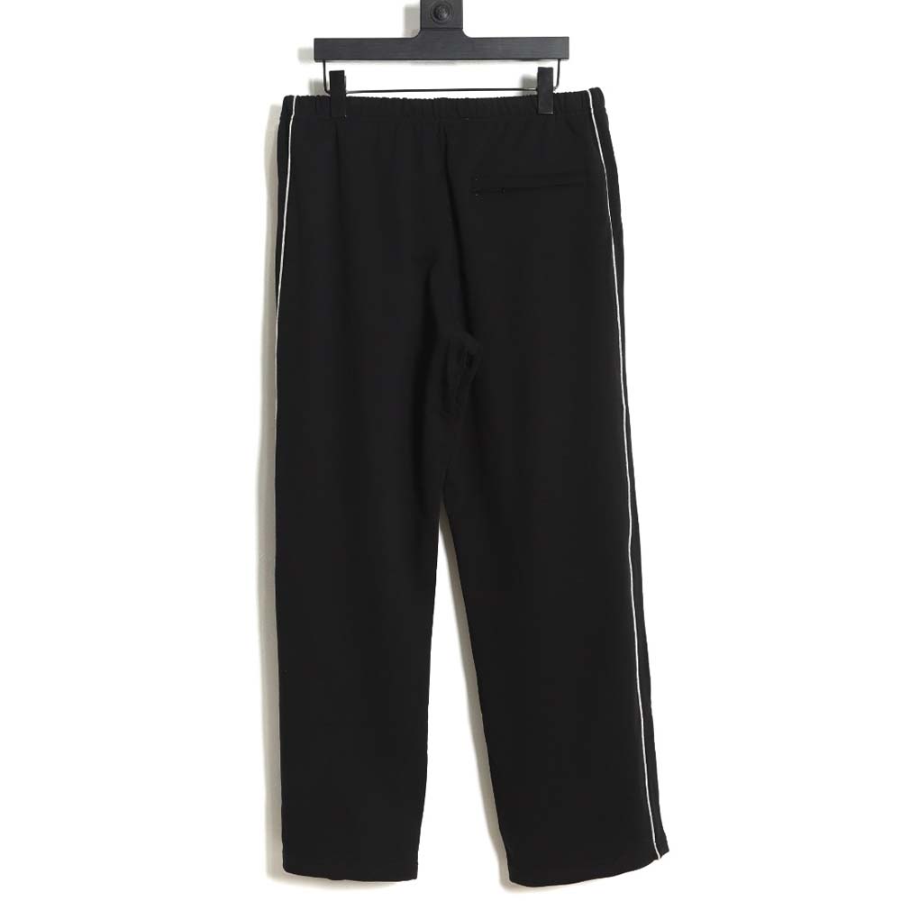 Ba*len*cia*ga Ba*len*cia*ga\Ba*len*cia*ga 22fw sport b basic letter line embroidered trousers