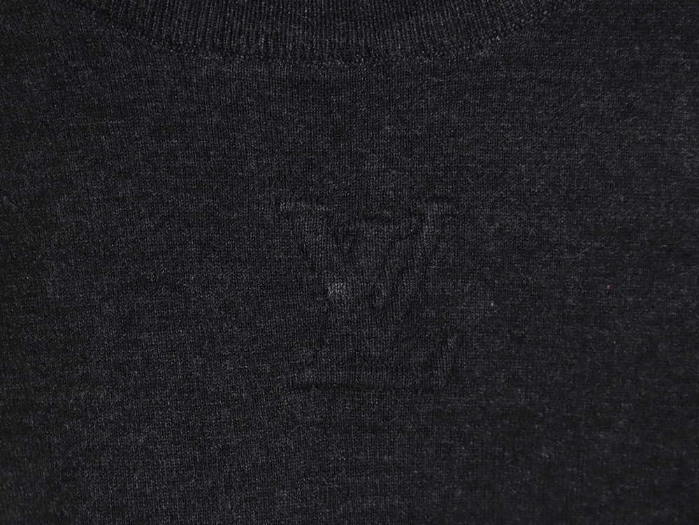 l0*is V*t0n logo print crew neck sweater