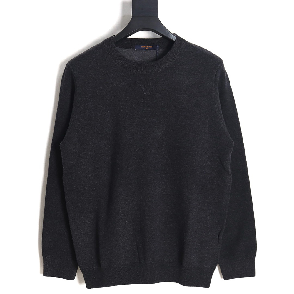 l0*is V*t0n logo print crew neck sweater