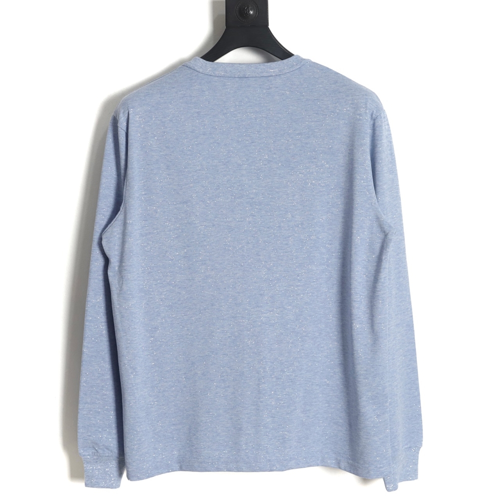 Alexander Wang 23FW glitter long-sleeved T-shirt