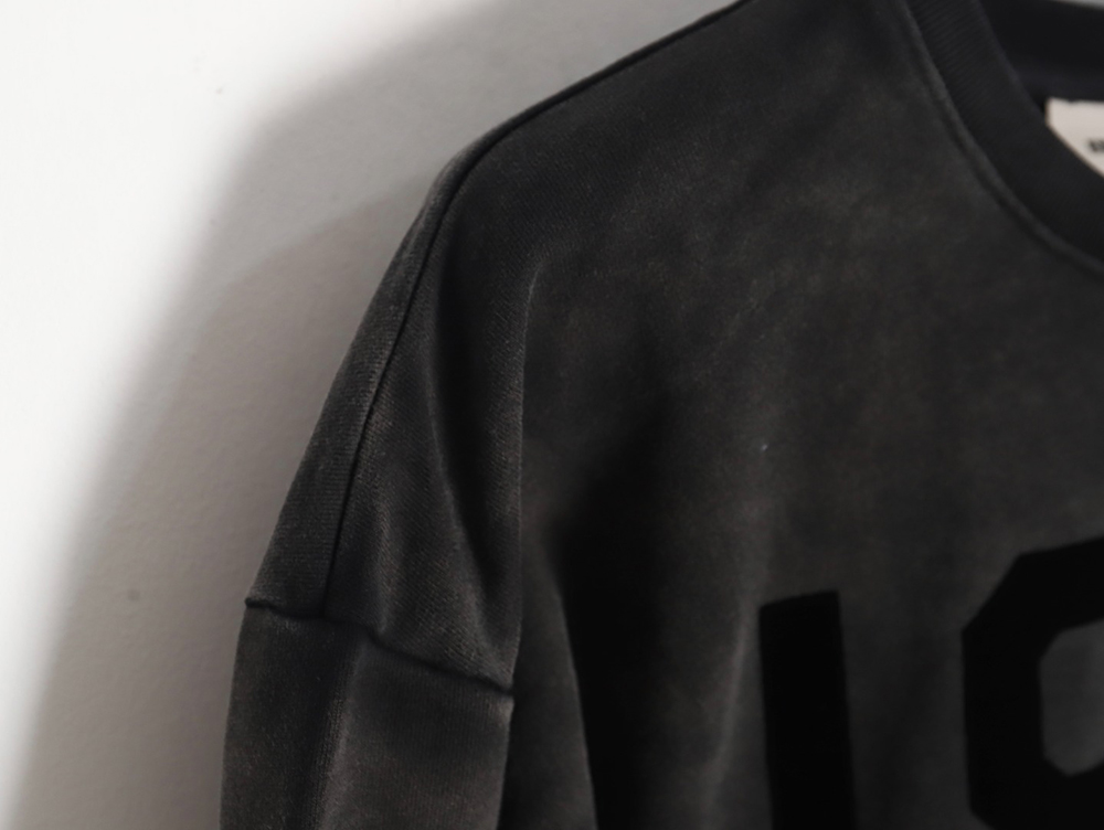 Fear of God Gradient washed flocking 1977 crew neck sweatshirt