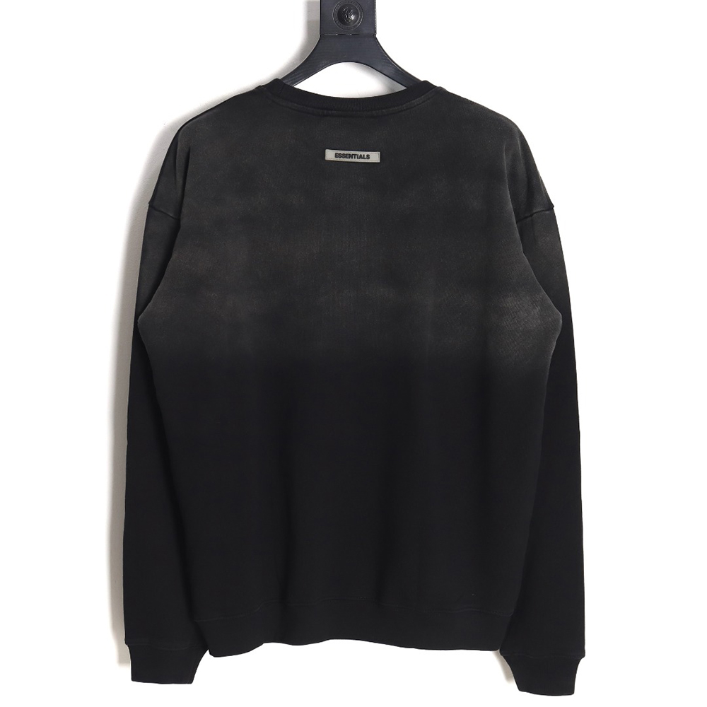 Fear of God Gradient washed flocking 1977 crew neck sweatshirt