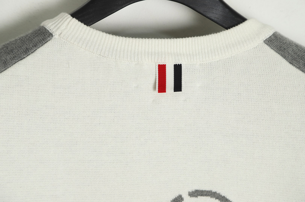 Thom Browne 22FW dog walking crew neck sweater