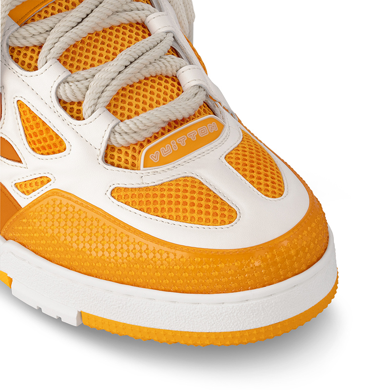 l0*is V*t0n lv skate sneaker yellow white