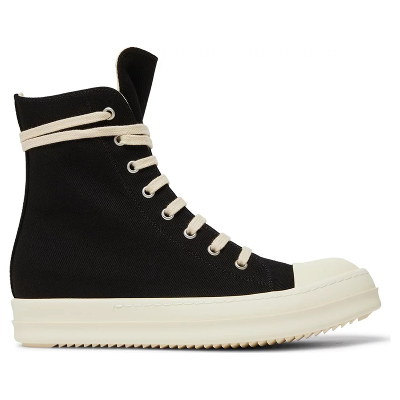 Rick Owens DRKSHDW Strobe Cotton Denim High ''Black Milk''
