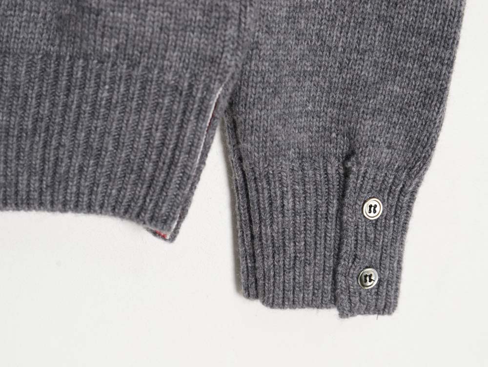THOM BROWNE TB 23FW thickened wool crew neck sweater_CM_1