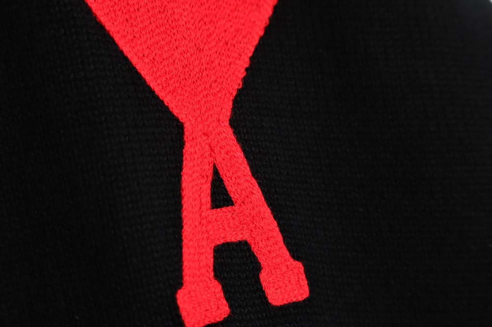 AMI PARIS 21FW love embroidered crew neck sweater_CM_5