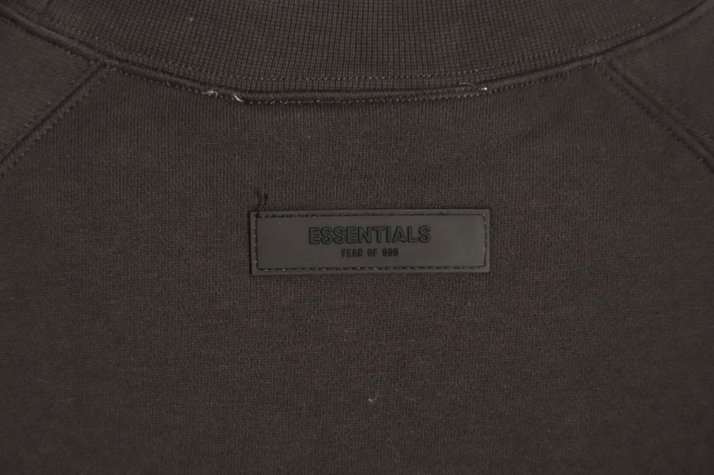 FEAR OF GOD FOG essential double thread flocking 77 printed round neck sweatshirt_CM_1