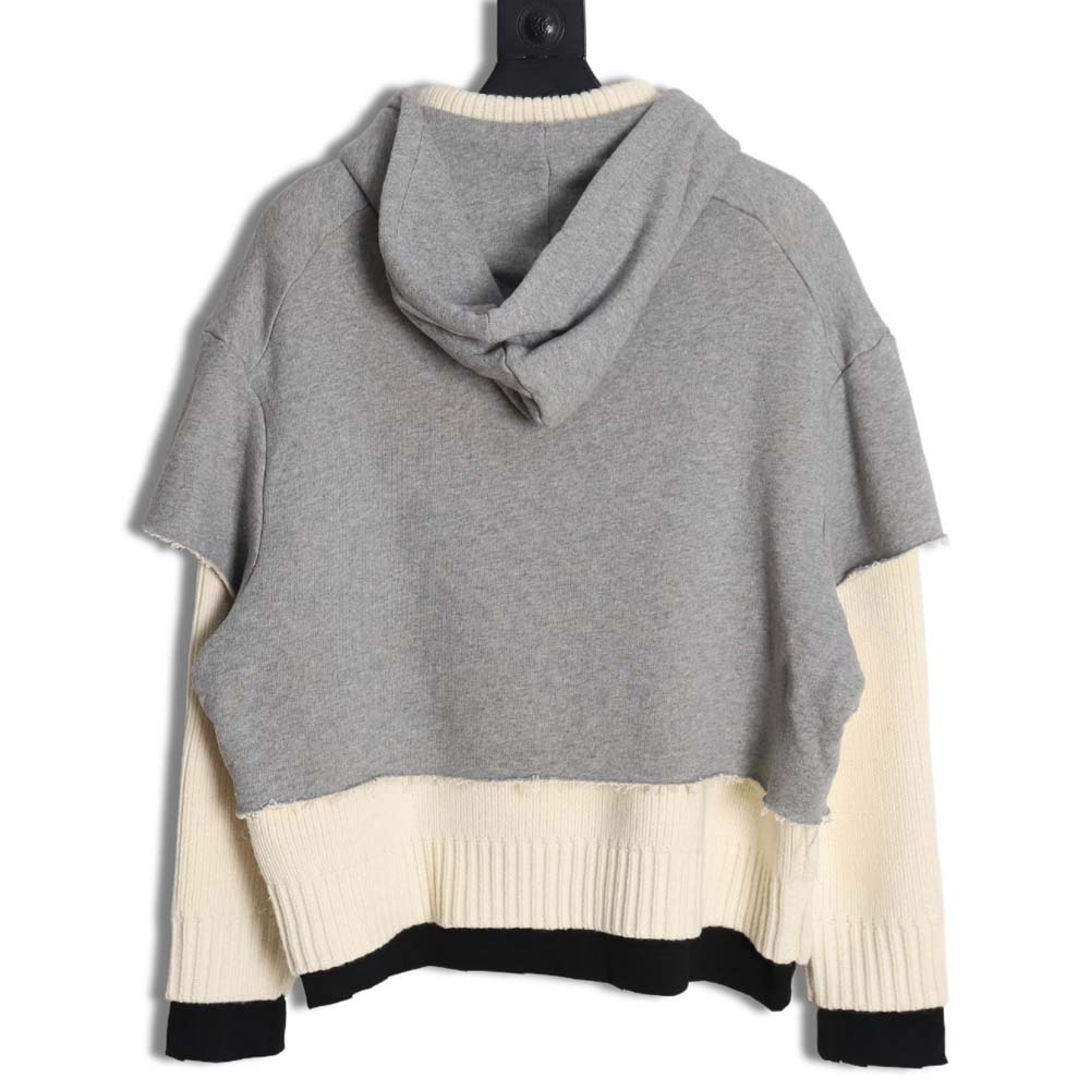 Givenchy GVC 23FW tiered zipper hooded sweatshirt