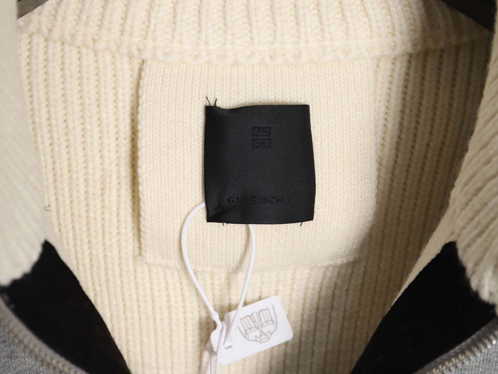 Givenchy GVC 23FW tiered zipper hooded sweatshirt