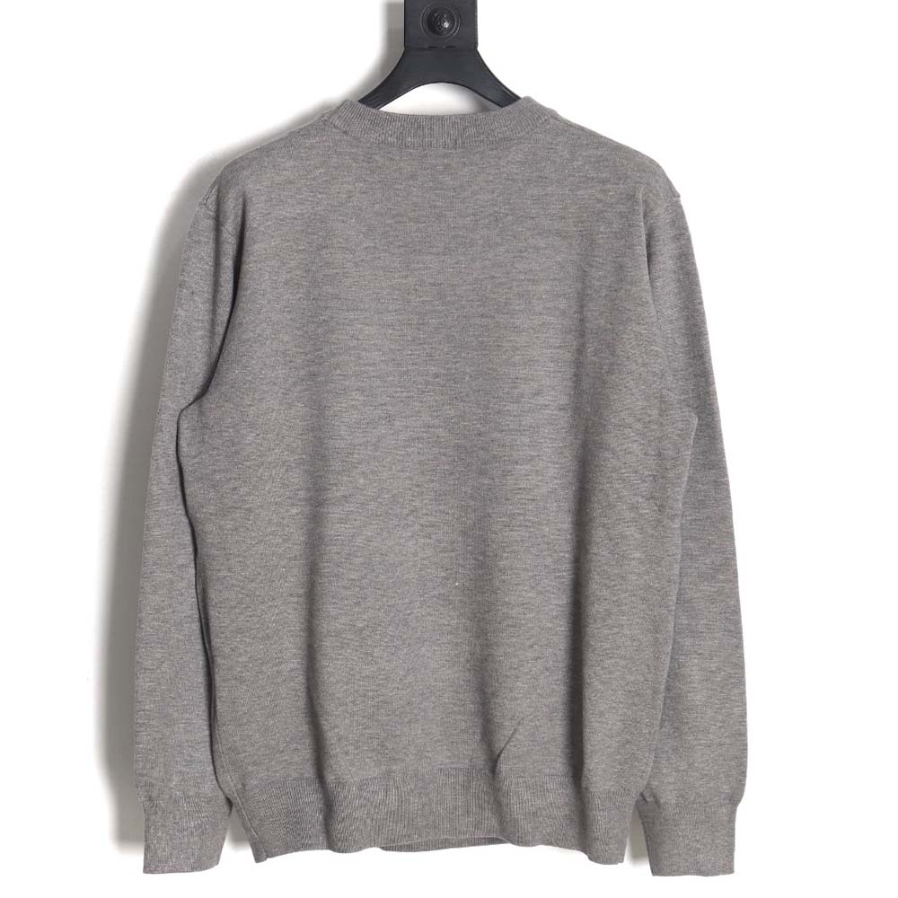 l0*is V*t0n l0*is V*t0n 23fw love jacquard crew neck sweater