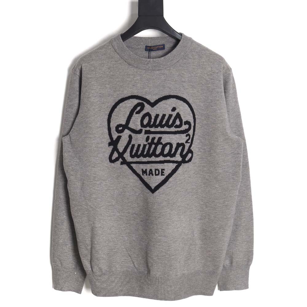 l0*is V*t0n l0*is V*t0n 23fw love jacquard crew neck sweater