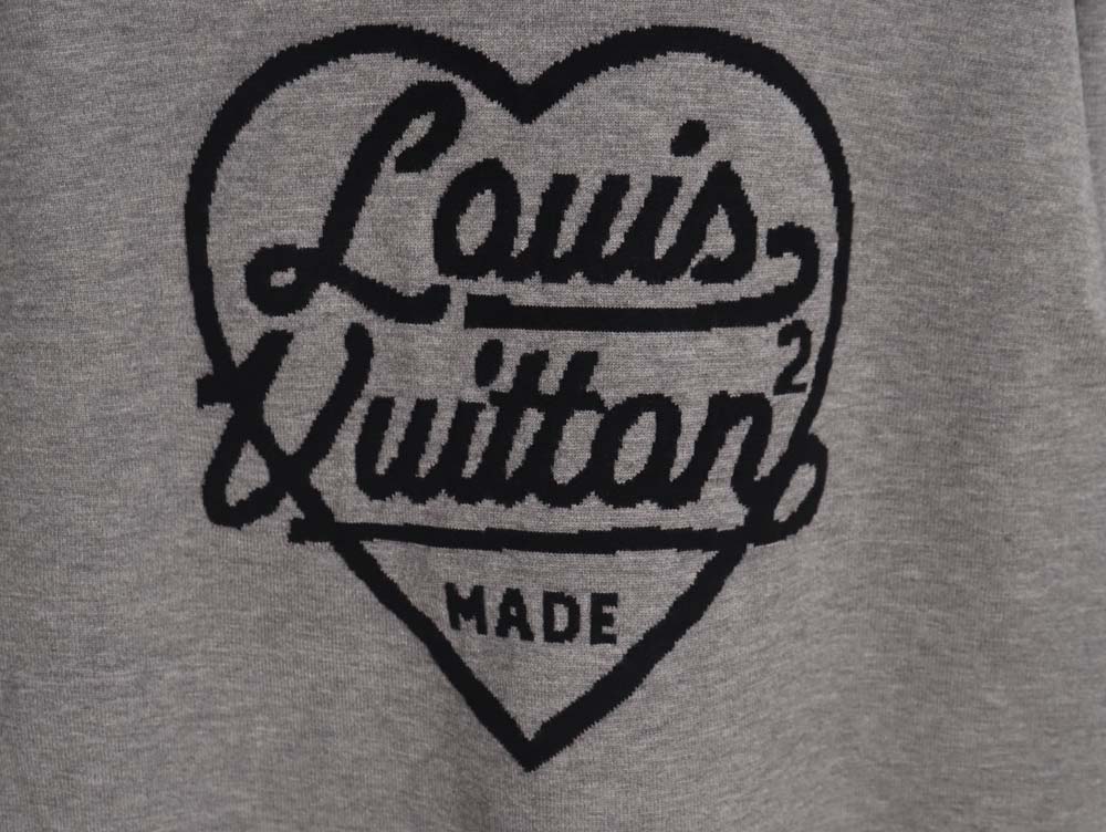 l0*is V*t0n l0*is V*t0n 23fw love jacquard crew neck sweater