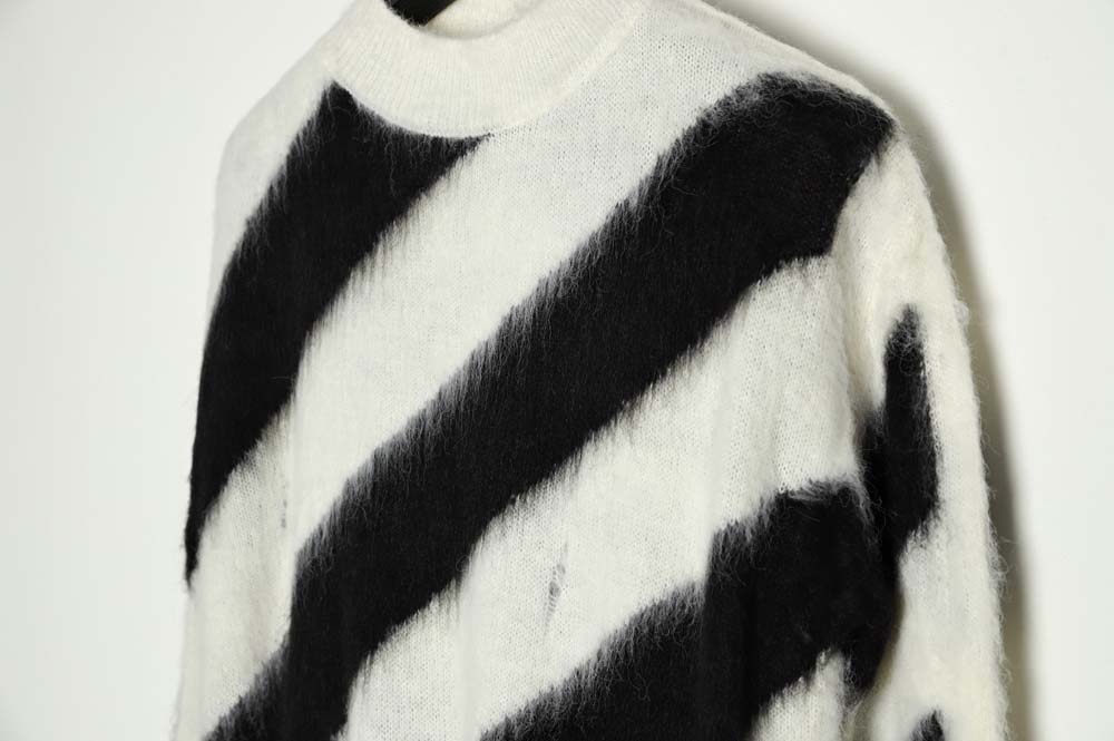 OFF WHITE OW mohair sweater