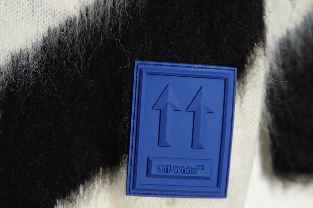 OFF WHITE OW mohair sweater