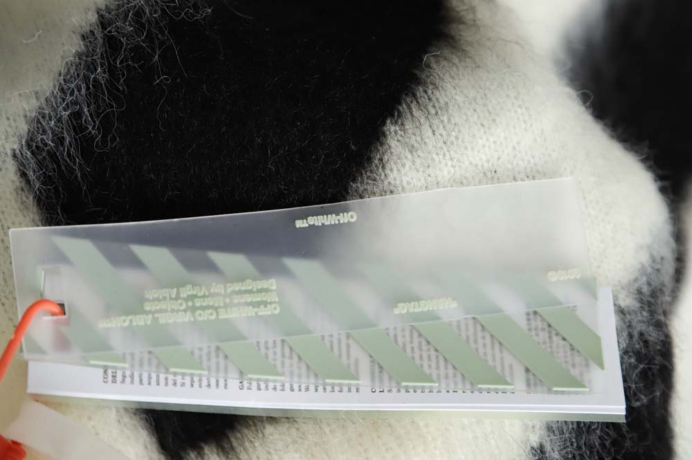 OFF WHITE OW mohair sweater