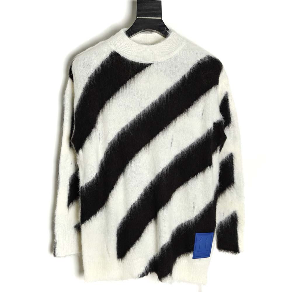 OFF WHITE OW mohair sweater