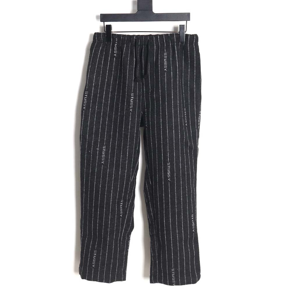 Nike x Stussy Nike Stussy joint SS23 wool striped straight long casual pants