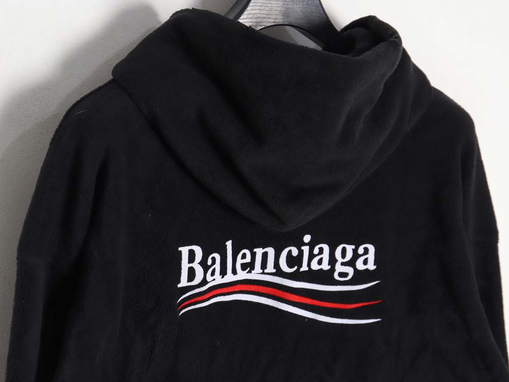 Ba*len*cia*ga Ba*len*cia*ga 23fw coke polar fleece hoodie_cm_1