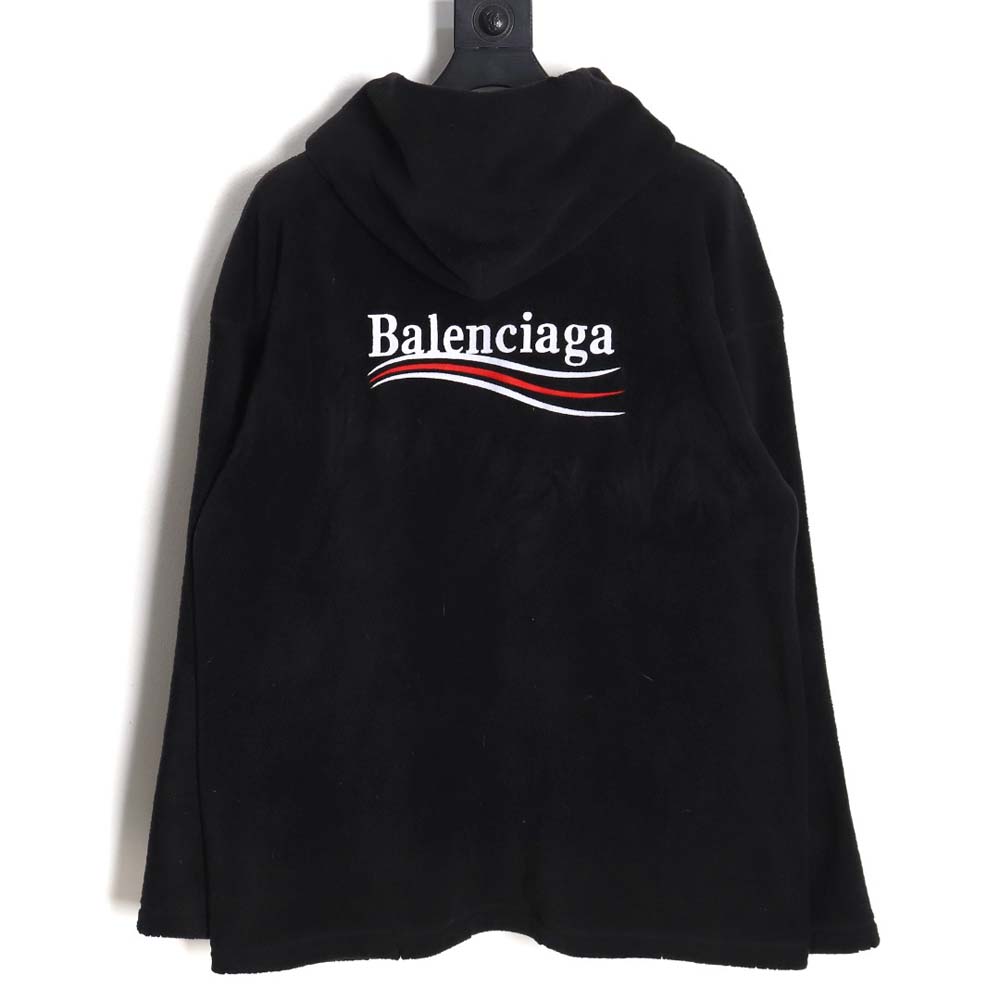 Ba*len*cia*ga Ba*len*cia*ga 23fw coke polar fleece hoodie_cm_1