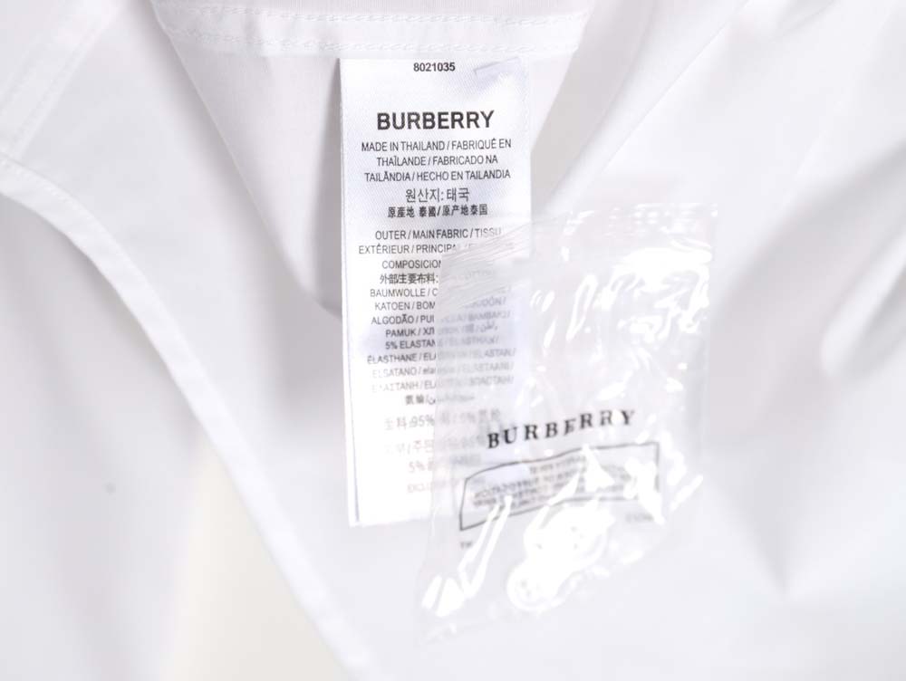 B**rry 22ss cuff plaid embroidered small logo shirt